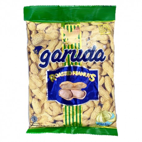 Garuda - Roasted Peanuts Kacang Bawang - Cacahuètes saveur ail 140g